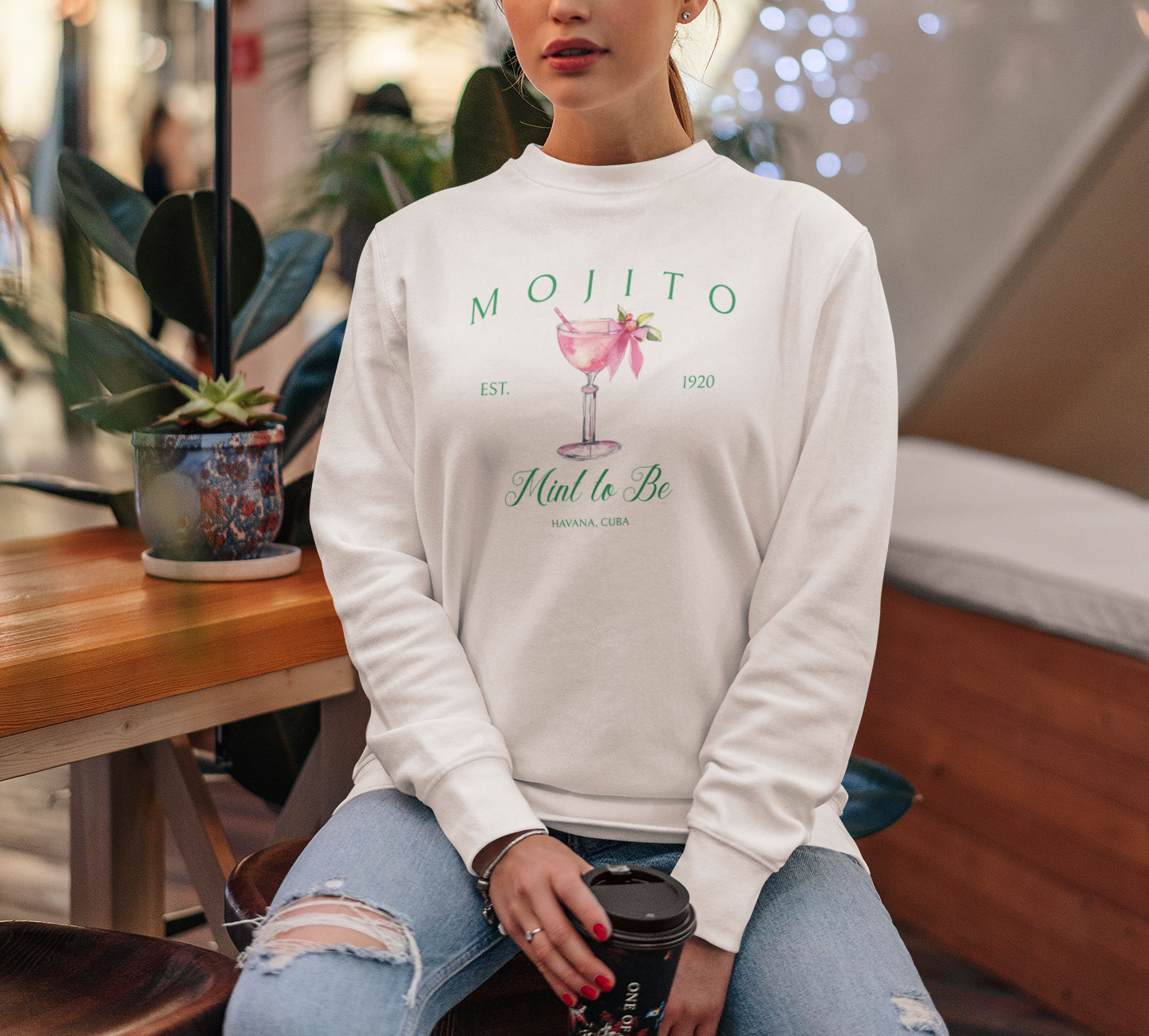 Mojito “Mint to Be” Crewneck Sweatshirt