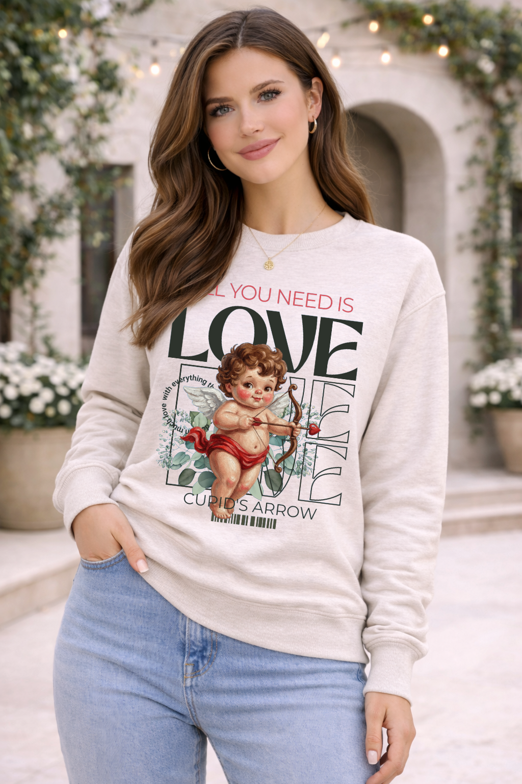 All You Need Is Love Crewneck Sweatshirt