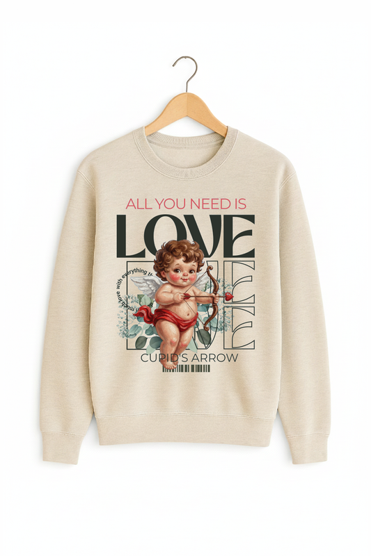 All You Need Is Love Crewneck Sweatshirt