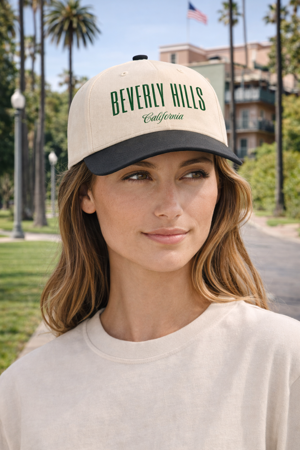 Beverly Hills California Premium Dad Cap