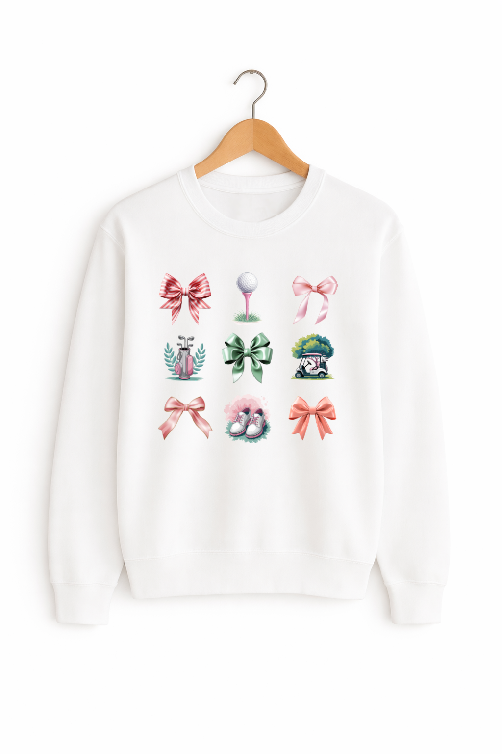 Preppy Golf Girl Crewneck Sweatshirt