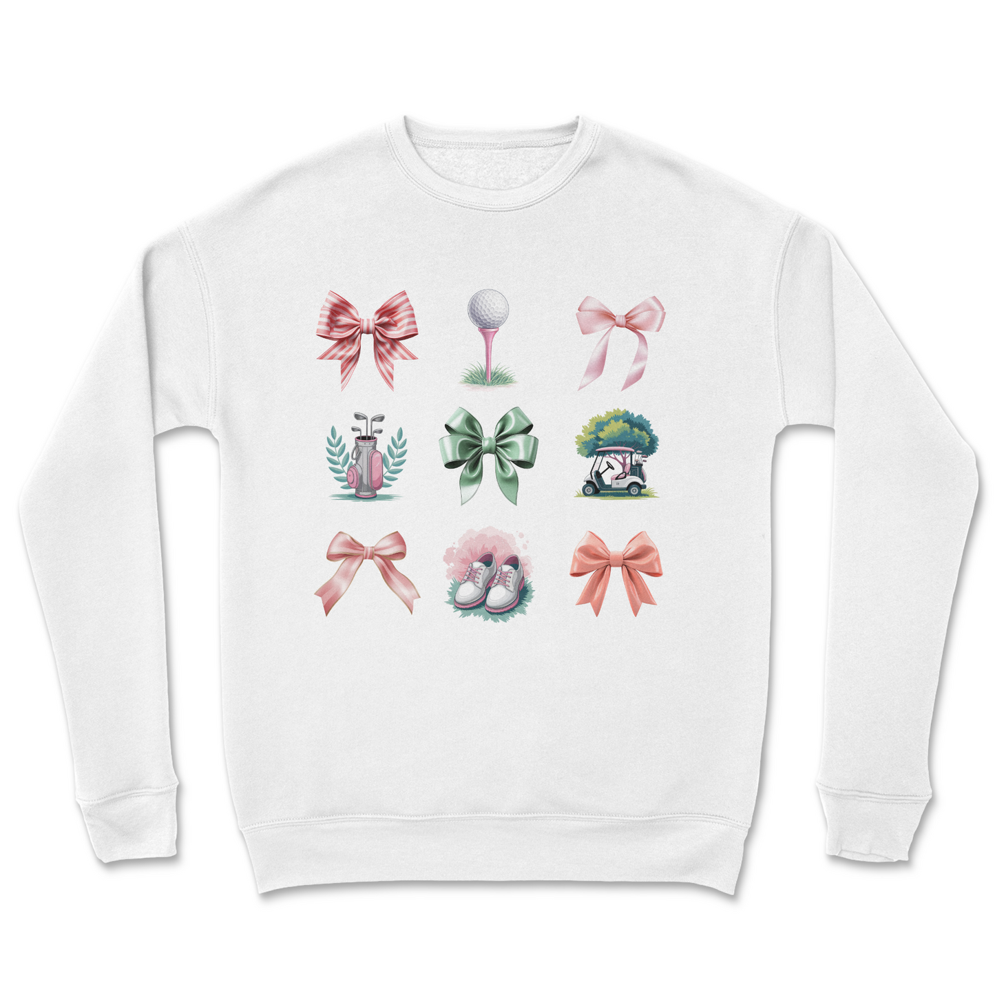 Preppy Golf Girl Crewneck Sweatshirt