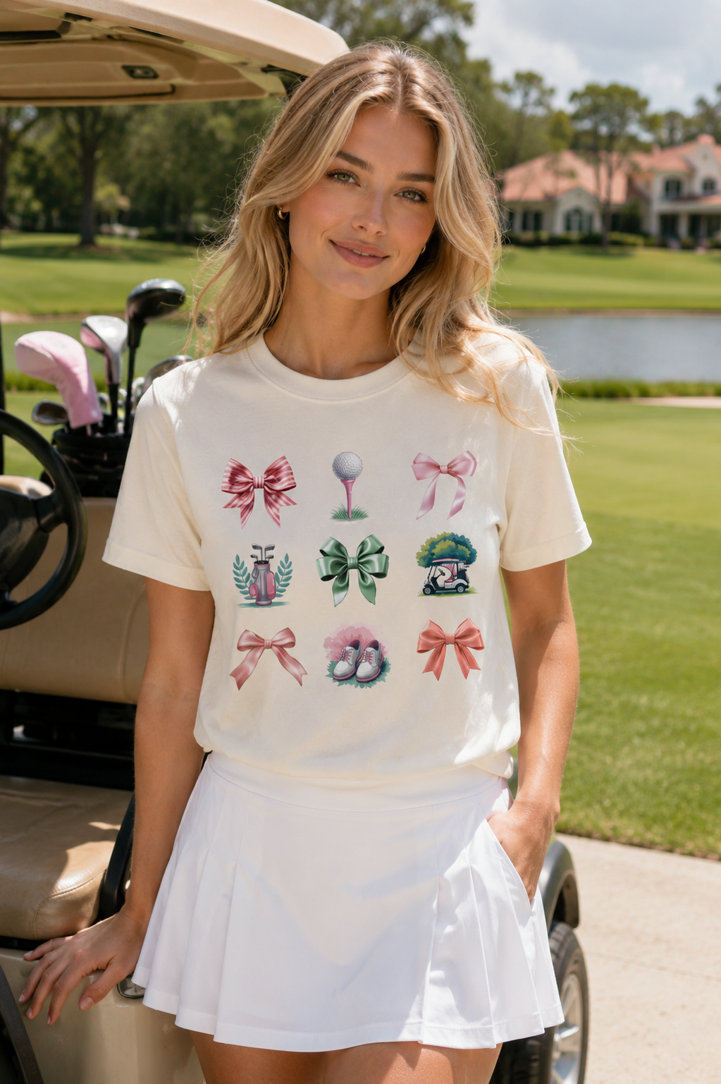 Preppy Golf Girl Signature Tee